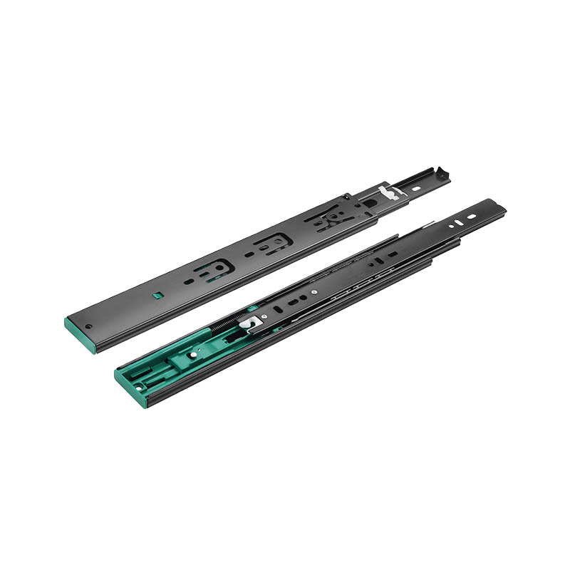 How to balance damping force and smooth sliding under dynamic loads in a damping ball bearing slide rail?